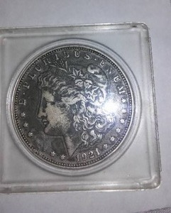 lot 537 image: MORGAN Silver Dollar 1921.