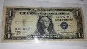 lot 595 image: United States SILVER CERTIFICATE One Dollar Bill. Series 1935A