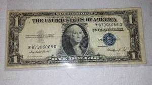 lot 597 image: United States SILVER CERTIFICATE One Dollar Bill. Series 1935E.