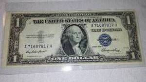 lot 600 image: United States SILVER CERTIFICATE One Dollar Bill. Series 1935E..