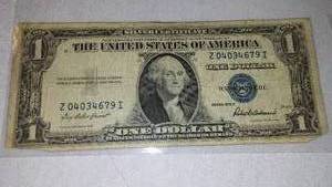 lot 602 image: United States SILVER CERTIFICATE One Dollar Bill. Series 1935F.