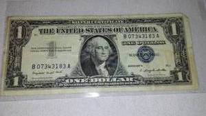 lot 604 image: United States SILVER CERTIFICATE One Dollar Bill. Series 1957A.