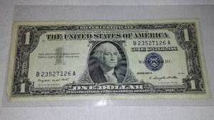 lot 608 image: United States SILVER CERTIFICATE One Dollar Bill. Series 1957A.