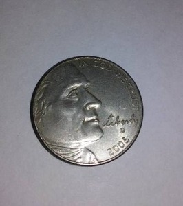 lot 660 image: Jefferson 2005 Nickel OCEAN VIEW.