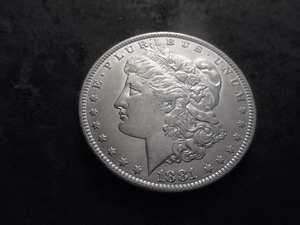 1881 O Morgan Silver Dollar
