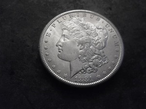 1881 S Morgan Silver Dollar
