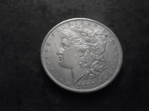 1883 O Morgan Silver Dollar
