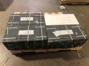 15 Boxes of MSI Cliff White 12 in. x 24 in. Matte Porcelain Floor and Wall Tile (14 sq. ft.Case) Customer Returns See Pictures