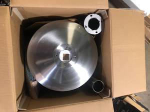Hampton Bay 48000 BTU Stainless Steel Propane Standing Patio Heater  Customer Returns See Pictures