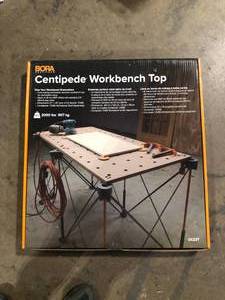 Bora Centipede Workbench Top   Customer Returns See Pictures