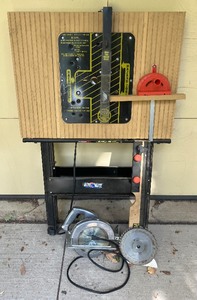 lot 97 image: Hirsh Portable Saw-Table and Universal Tools 7 14 Circular Saw