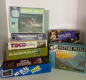 lot 132 image: Lot of 8 Puzzles Nature Landscapes