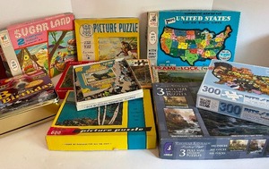 lot 150 image: Lot of 10 Puzzles Some New Some Vintage