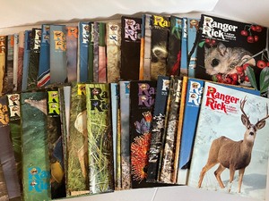 lot 154 image: Lot of 45 1960s-70s Ranger Rick Magazines