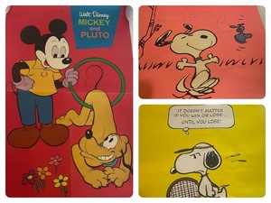 lot 218 image: Vintage Posters - Two PeanutsCharles Schulz, 1969 Mickey Mouse