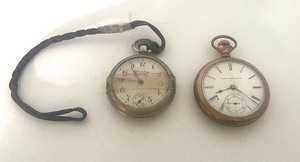 lot 236 image: Vintage Pocket Watches - Westclox Pocket Ben, Elgin National Watch Co.