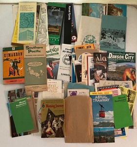 lot 244 image: Vintage Travel Pamphlets