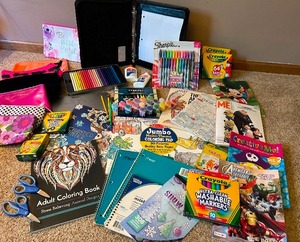 lot 64 image: Large Lot of Various Crafting Supplies