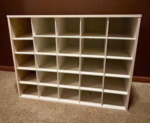 lot 71 image: 30 Cubby  Shoe Storage