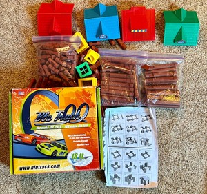 lot 56 image: Toys Including Building Logs and Cars - Race Track
