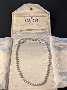 lot 46 image: Sophia Cultured Pearl Necklace with 14k Gold Clasp