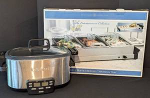 lot 90 image: Slow Cooker and Large Buffet Warmer