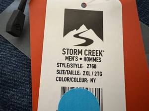 2 Storm Creek Twill Fleece Vests - 2XL