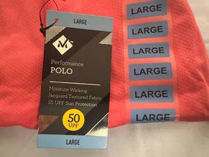 4 Variety Members Mark Performance Polos - L