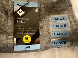 4 Variety Members Mark Performance Polos - L