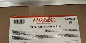 lot 33 image: B. 6x 18oz Apple Carmel Loaf-Ready To Bake