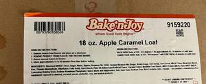 lot 37 image: B. 6x 18oz Apple Carmel Loaf-Ready To Bake