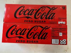 lot 45 image: S. 2x 12pk Coke Zero