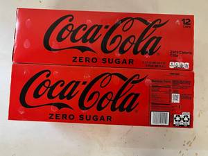 lot 46 image: S. 2x 12pk Coke Zero