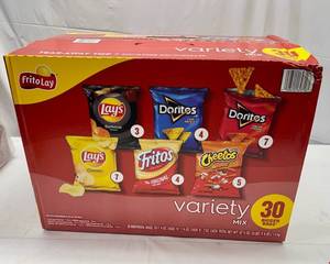 lot 68 image: MM. 30 Bags Frito Lay Variety Pack