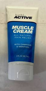 lot 74 image: 3oz Bottle of Kuribl Active Muscle Cream All Natural Pain Relief
