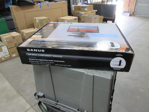 lot 19 image: SANUS ON WALL COMPONENT SHELF SYSTEM - NEW