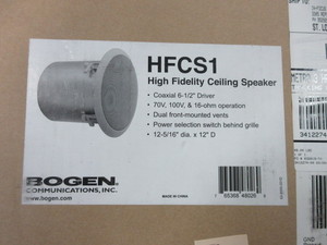 lot 84 image: BOGEN HIGH FIDELITY CEILING SPEAKER - NEW
