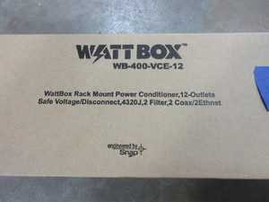 lot 145 image: WATTBOX  RACK MOUNT POWER CONDITIONER - NEW