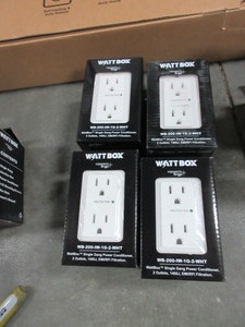 lot 68 image: WATTBOX SINGLE GANG TOWER CONDITIONERS - NEW