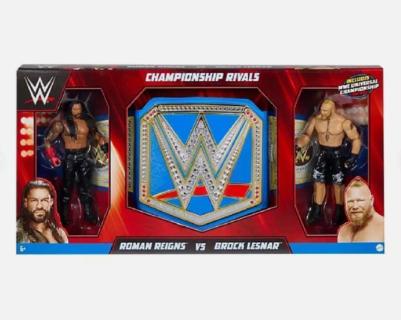 lot 706 image: NEW WWE Championship Rivals Bundle - Roman Reigns vs Brock Lesnar