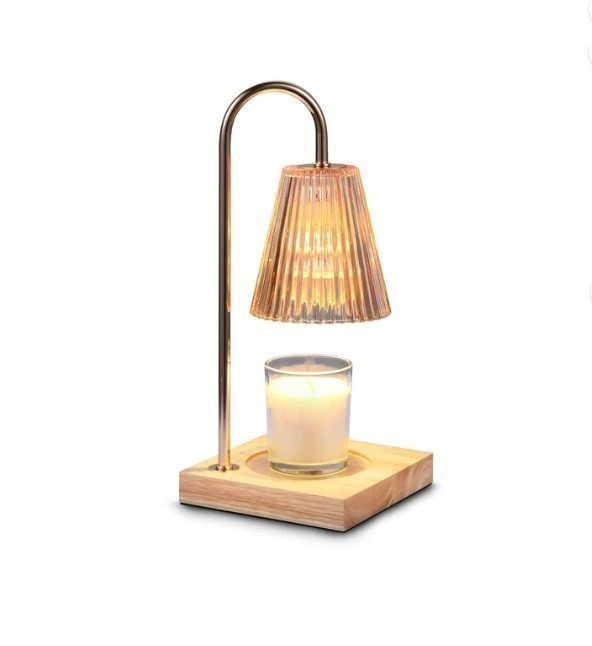 lot 721 image: Dartwood Candle Warmer Lamp with Adjustable Brightness and Timer Function - Candle Wax Warmer for Home Dcor