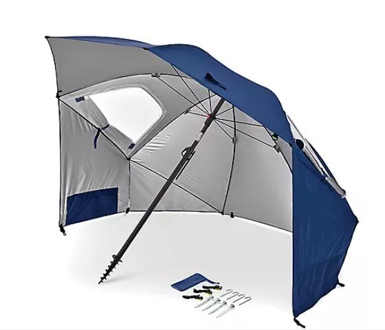lot 790 image: Sport-Brella Premiere Umbrella Portable Canopy - Blue