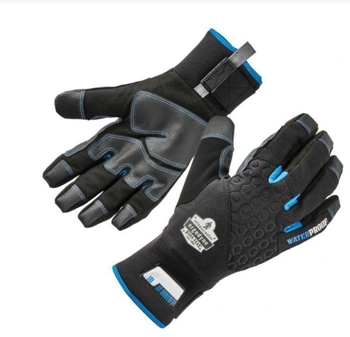 lot 808 image: NEW Ergodyne ProFlex 817WP Thermal Waterproof Winter Work Gloves - Reinforced Palms - XL