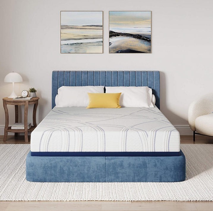 lot 94 image: NEW Serta SleepToGo 12 Luxury Medium Firm Memory Foam Mattress - KING