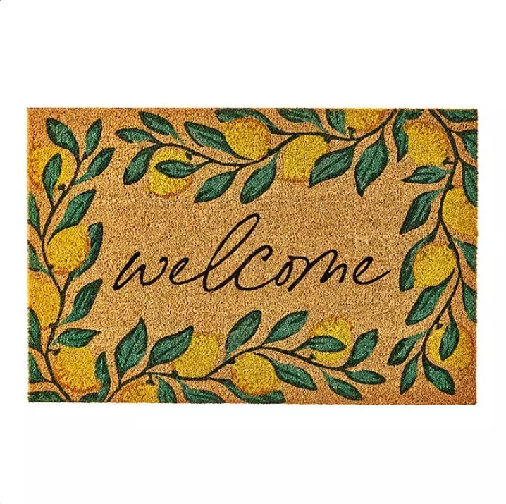 lot 398 image: NEW Members Mark Summer Welcome Mat - IndoorOutdoor