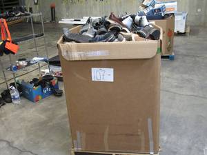 lot 107 image: Pallet of Store Overstock Store and Ecommerce Product and Returns - Used Shoes - 272 Pairs