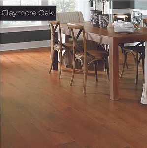 lot 119 image: Roughly 238 Sq Ft (14 Boxes) of Harmonics Claymore Oak Laminate Flooring System