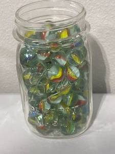lot 47 image: Jar of Marbles 29oz