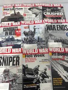 lot 50 image: Lot of 9 WWII Magazines