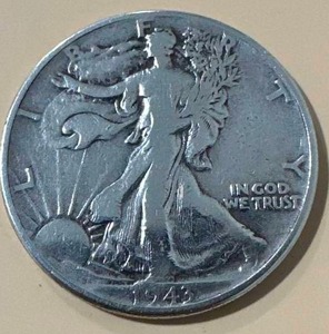 lot 56 image: 1943 Liberty Half Dollar